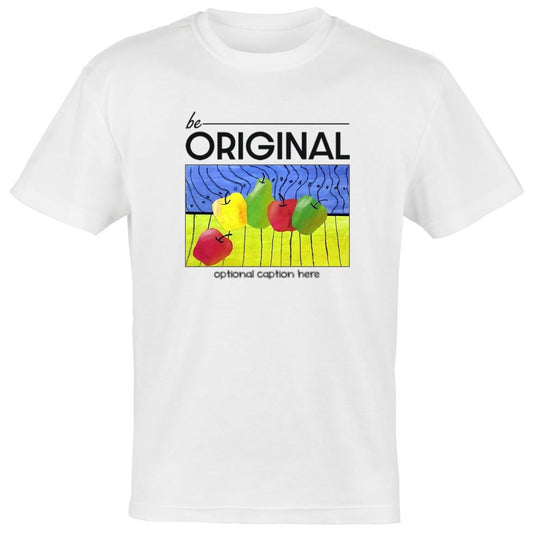 "STILL LIFE" White T-Shirt from the "Be Original" series