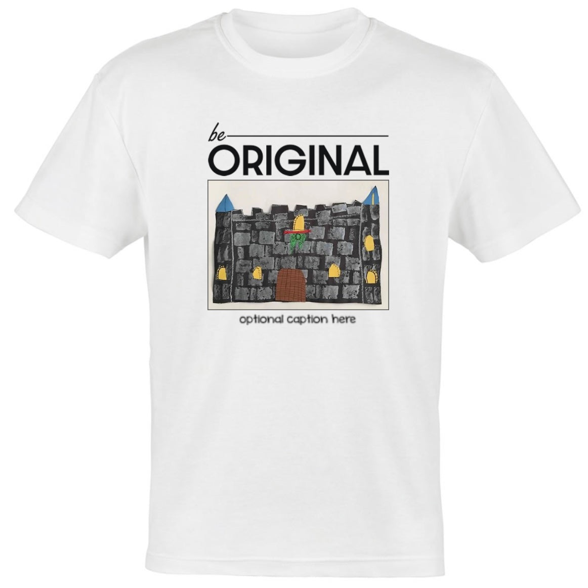 "CHATEAU" White T-Shirt from the "Be Original" series